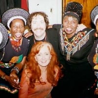 The Mahotella Queens, Dorothy Masuka, Sean Barlow & Bonnie at Let Freedom Sing! - Bottom Line New York - April 29, 2002  © Banning Eyre