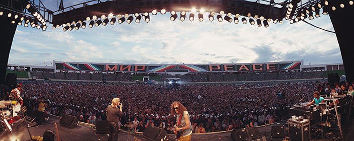 American-Soviet Concert for Peace Izmailovo Stadium, Moscow, July 4, 1987 © Ken Friedman