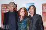 James Taylor, Bonnie Raitt and Jackson Browne attend the 25th Anniversary Rock & Roll Hall of Fame Concert at Madison Square Garden on October 29, 2009 in New York City.