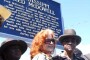 Bonnie Raitt and Hubert Sumlin at the Mississippi Fred McDowell Blues Marker 05/07/2009