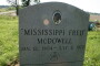 Mississippi Fred McDowell's head stone in Hammond Hill Missionary Baptist Church Cemetary, Como, Ms.